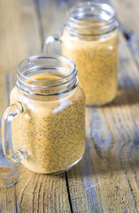 Sticker - Glasses of pumpkin chia seed pudding