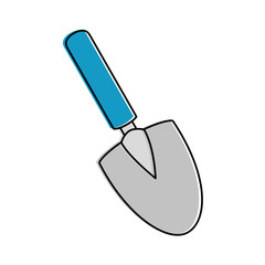 Wall Mural - gardening shovel isolated icon vector illustration design