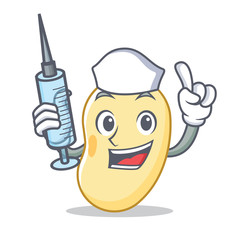 Sticker - Nurse soy bean character cartoon