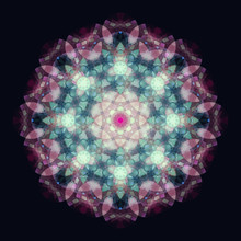 Crystal Kaleidoscope Mandala 