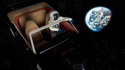 Wall Mural - The car on Mars