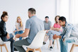 © Photographee.eu - Group psychotherapy for teenagers