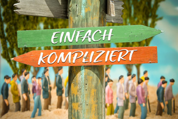 Poster - Schild 313 - Einfach