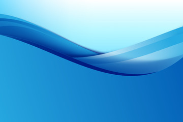 Wall Mural - abstract blue background dark curve 003