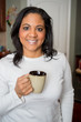 © Rob - Happy Woman Drinking Coffee