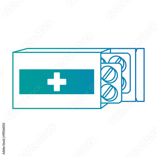 medical box with pills vector illustration design Stock Vector Adobe