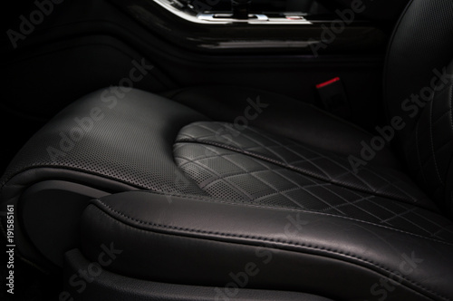 Leather Seat In Business Car Interior Detail Kaufen Sie