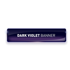 Wall Mural - vector illustration of realistic glass colored banner isolated on white background for your design.