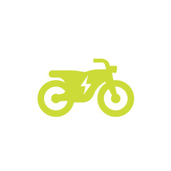 Poster - Electric bike icon on white