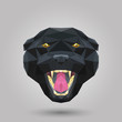 Geometric black panther