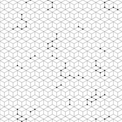 Wall Mural - Hexagon geometric pattern. Technology element. Vector illustration.