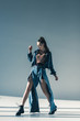 © LIGHTFIELD STUDIOS - beautiful young woman posing in trendy denim clothes