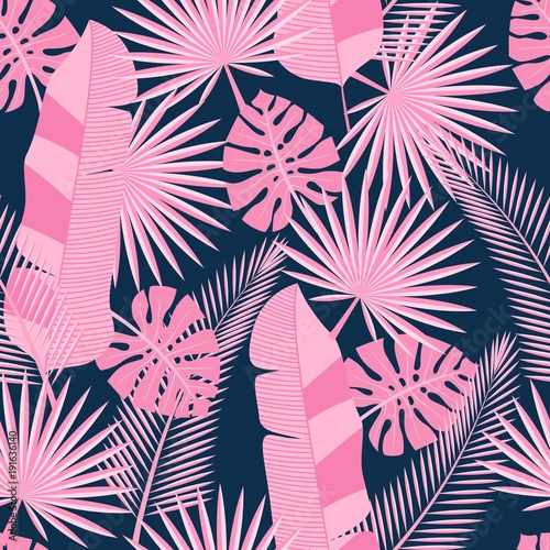 bez-szwu-tropikalnych-lisci-palm-monstera-bezszwowe-tlo-z-tropikalny-lisci