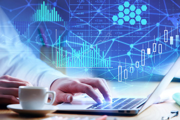 Aufkleber - Technology, future and analytics concept