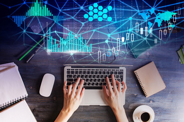 Poster - Technology, future and graph concept