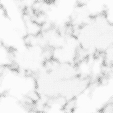 Modern Dotted Halftone Abstract Black White Background