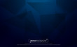 Blue polygonal abstract background. geometric illustration with gradient. background texture design for poster, banner, card and template. Vector illustration