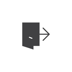 Poster - file icon. sign design