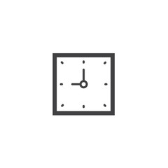 Wall Mural - clock icon. sign design