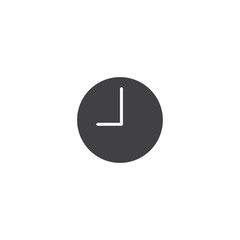 Canvas Print - clock icon. sign design