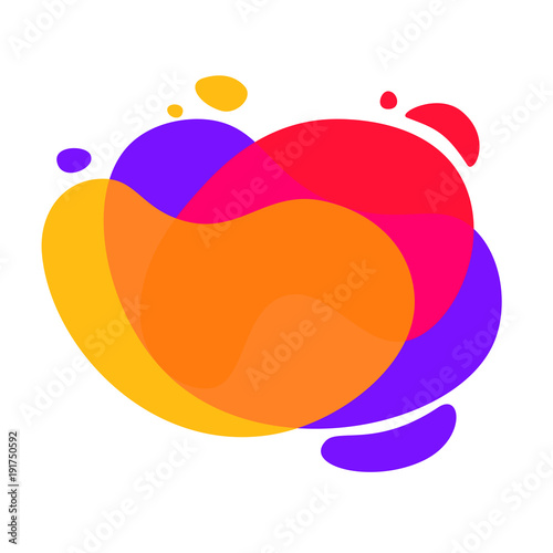 Colorful Shapes Blob Minimal Banner Buy This Stock Vector And