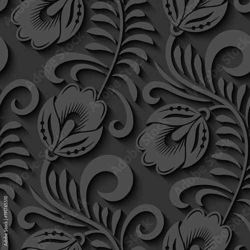 elegancki-3d-bezszwowy-kwiecisty-wzor-wektor