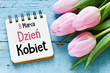 © roobcio - Women's day card with Polish words DZIEŃ KOBIET