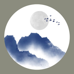 Wall Mural - chinese ink painting