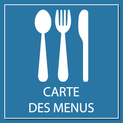 Wall Mural - Logo carte des menus.