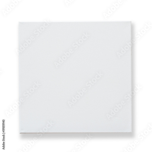 White Blank Canvas Fabric Texture Square Backdrop For Oil Painting