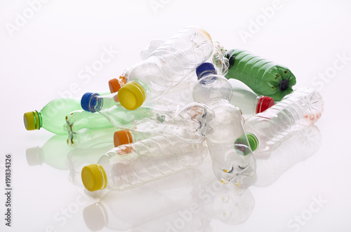 Leere Plastikflaschen Stock Foto Adobe Stock