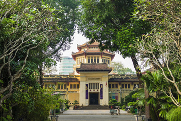 view to Historical Museum of Ho Chi Minh City, Vietnam