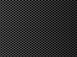 Wire mesh. Vector illustration on black background.