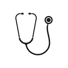 Stethoscope Icon. Vector.