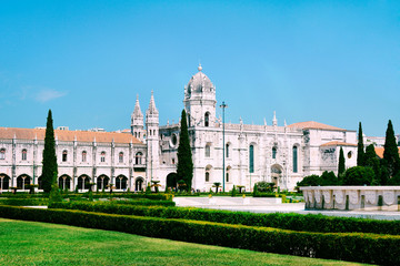 The Jeronimos Monastery, Lisbon, Portugal.