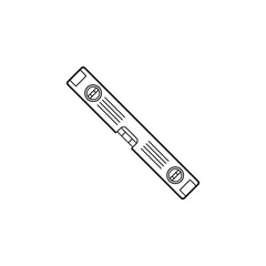 Poster - level meter icon. Element of construction tools for mobile concept and web apps. Thin line icon for website design and development, app development. Premium icon