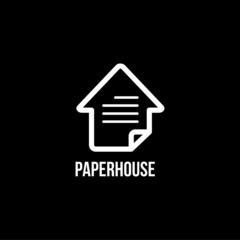 Paper House Logo template