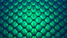 Scales Of A Mermaid Or A Dragon Background