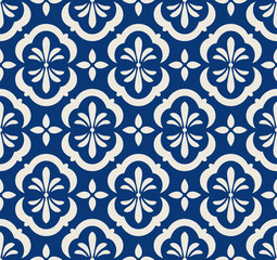 Fototapete - seamless pattern with floral elements