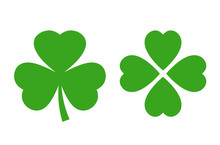 Clover Green Leaf Vector Icon