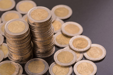 euro coins