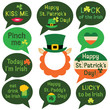 St. Patricks Day speech bubbles set