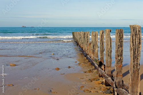 Plage Du Sillon à Saint Malo Buy This Stock Photo And