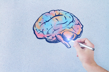 Poster - Brainstorming and success concept