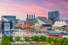 Baltimore, Maryland, USA Skyline