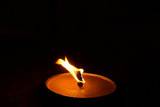 Fototapeta  - Candle Flame Lemongrass
  