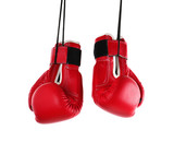 Fototapeta  - Boxing gloves on white background