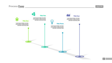 Poster - Four Point Diagram Slide Template