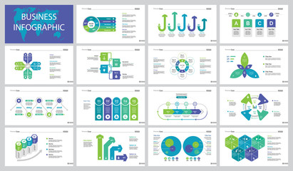 Fifteen Training Slide Templates Set
