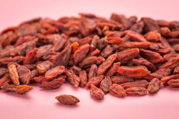 Canvas Print -  dried Tibetan goji berries